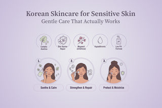 Korean Skincare for Sensitive Skin: Gentle Care That Actually Works