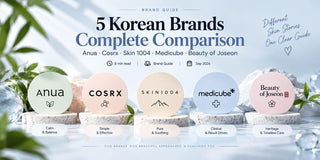 Korean Skincare Brand Comparison: Anua vs Cosrx vs Skin 1004 vs Medicube vs Beauty of Joseon
