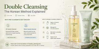 How to Double Cleanse: The Korean Skincare Method Explained