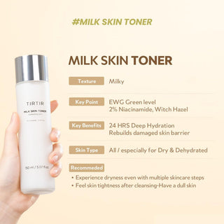 TIRTIR Milk Skin Toner Light Trial Size