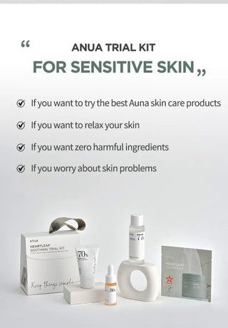 Anua Heartleaf Soothing Trial Kit