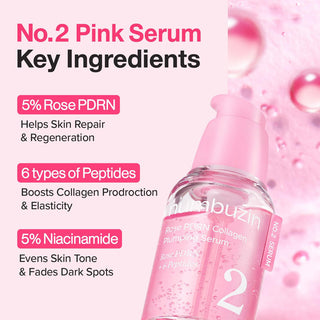 Numbuzin No.2 Rose PDRN Collagen Plumping Serum 30ml