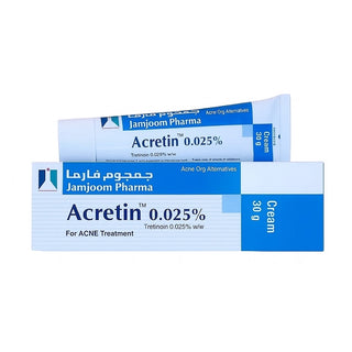 Acretin 0.025% Cream 30gm - Tretinoin Cream - Acne Treatment (Imported)