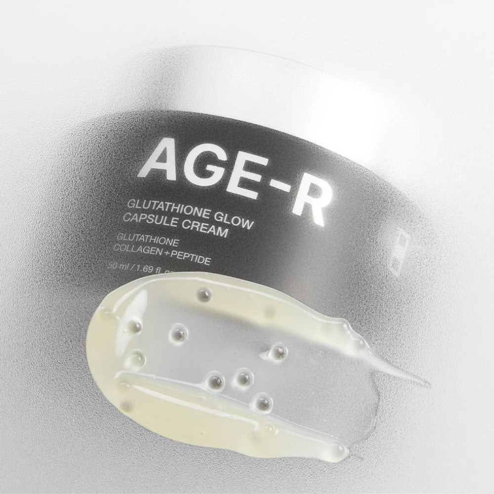 medicube age-r glutathione glow capsule cream benefits AzjaSklep including sensitive skin AGE-R Glutathione Glow Capsule Cream