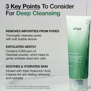 Anua Heartleaf Quercetinol Pore Deep Cleansing Foam