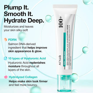 Anua PDRN Hyaluronic Acid 100 Moisturizing Cream 60ml