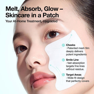 Anua PDRN Collagen Melting Patch For Glass Skin - 4 Patches