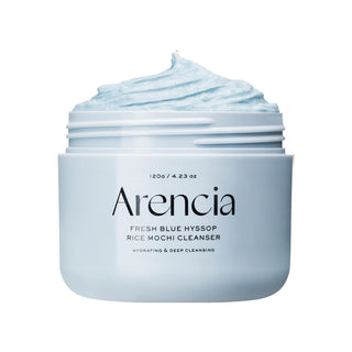Arencia Fresh Blue Hyssop Rice Mochi Cleanser 120g