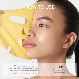 Arencia Vitamin C Booster Shot Mask (Single Sheet)