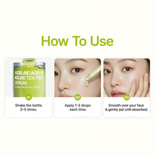 Purito SEOUL Azelaic Acid 10 Kojic Tea Tree Serum 30ml