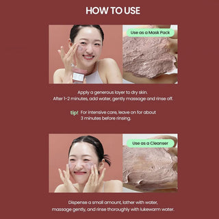 beplain Red Bean Collagen Pack To Foam Cleanser 100ml