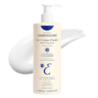 Embryolisse lotion bottle on a white background