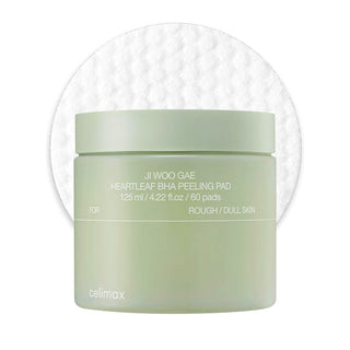 celimax JIWOOGAE Heartleaf BHA Peeling Pad - 60 Pads