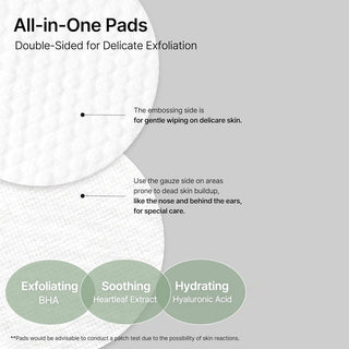 celimax JIWOOGAE Heartleaf BHA Peeling Pad - 60 Pads