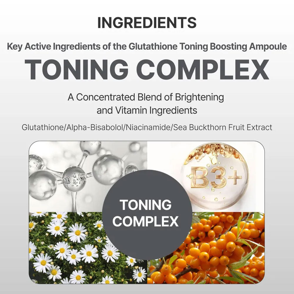 centellian 24 glutathione toning boosting ampoule Centellian24 - Description Centellian24 Glutathione Toning Boosting Ampoule is a brightening powerhouse formulated with glutathione CENTELLIAN 24 Hyaluronic Tox Boosting