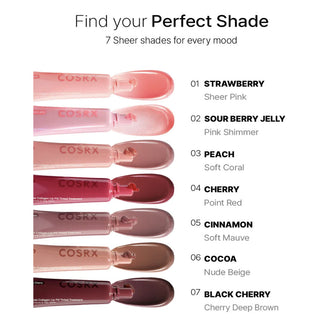 Cosrx 5 Peptide Collagen Lip Fill Tinted Treatment - 4 Colors