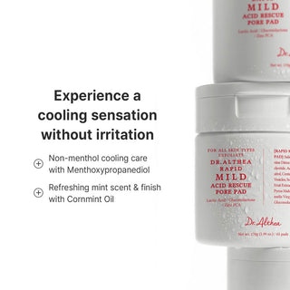 Dr. Althea Rapid Mild Acid Rescue Pore Pad - 65 Pads