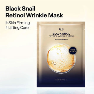 Dr.G Black Snail Retinol Wrinkle Mask (Single Sheet)