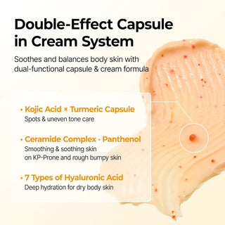 Dr.Melaxin Kojic Acid Turmeric Capsule Body Cream 200g