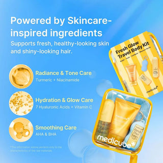 Medicube Fresh Glow Travel Body Kit - 3 pcs