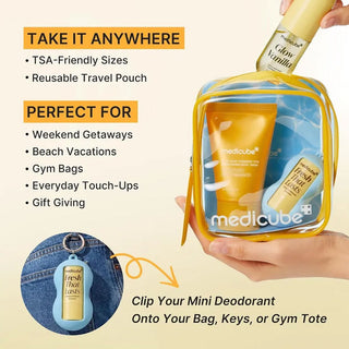 Medicube Fresh Glow Travel Body Kit - 3 pcs
