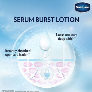 Vaseline Even Tone Lotion, Gluta-Hya Serum Burst, 200ml