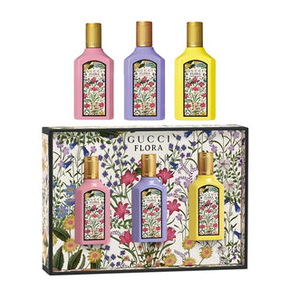 GUCCI Flora Gorgeous EDP Mini Set (Gardenia + Magnolia + Orchid) 3 x 5ml