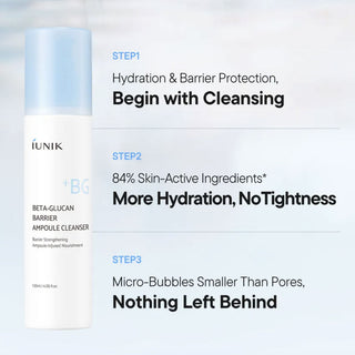 iUNIK Beta-Glucan Barrier Ampoule Cleanser 120ml