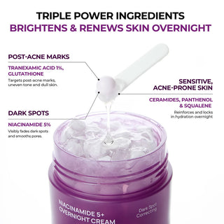 JUMISO Niacinamide 5+ Overnight Cream 50ml