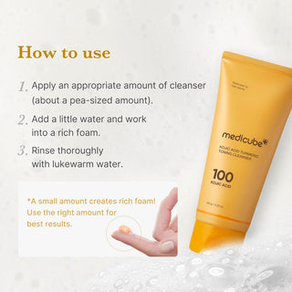 Medicube Kojic Acid Turmeric Toning Cleanser 120g