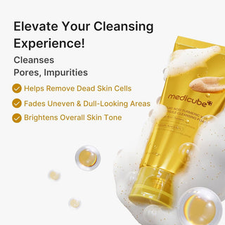 Medicube Kojic Acid Turmeric Vita Capsule Cleansing Foam 120g
