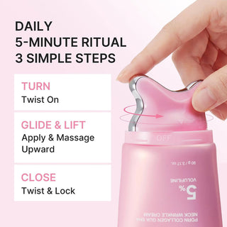 Medicube PDRN Collagen Gua Sha Neck Wrinkle Cream - 90g