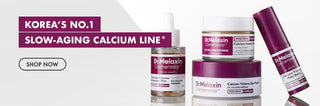 Dr. Melanxin skincare products with promotional text on a white background