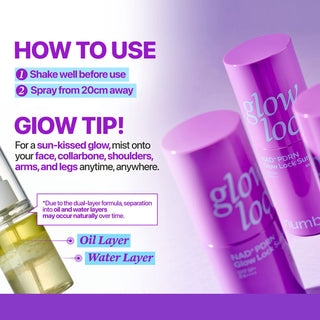Numbuzin No.9 NAD+ PDRN Glow Lock Sun Spray 50ml - SPF50+ PA++++