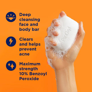 PanOxyl Acne Treatment Soap Bar 113g - For Face & Body