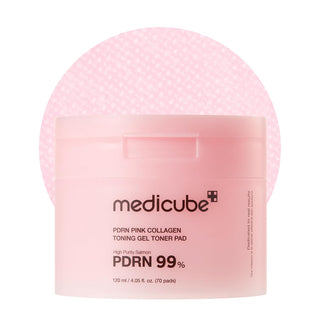 Medicube PDRN Pink Collagen Toning Gel Toner Pad - 70 Pads