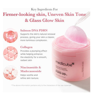 Medicube PDRN Pink Collagen Toning Gel Toner Pad - 70 Pads
