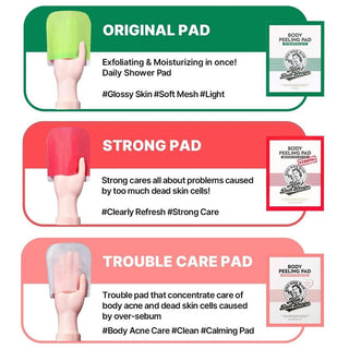 Mom's Bath Recipe Body Peeling Pad - Original Care (1 pc)