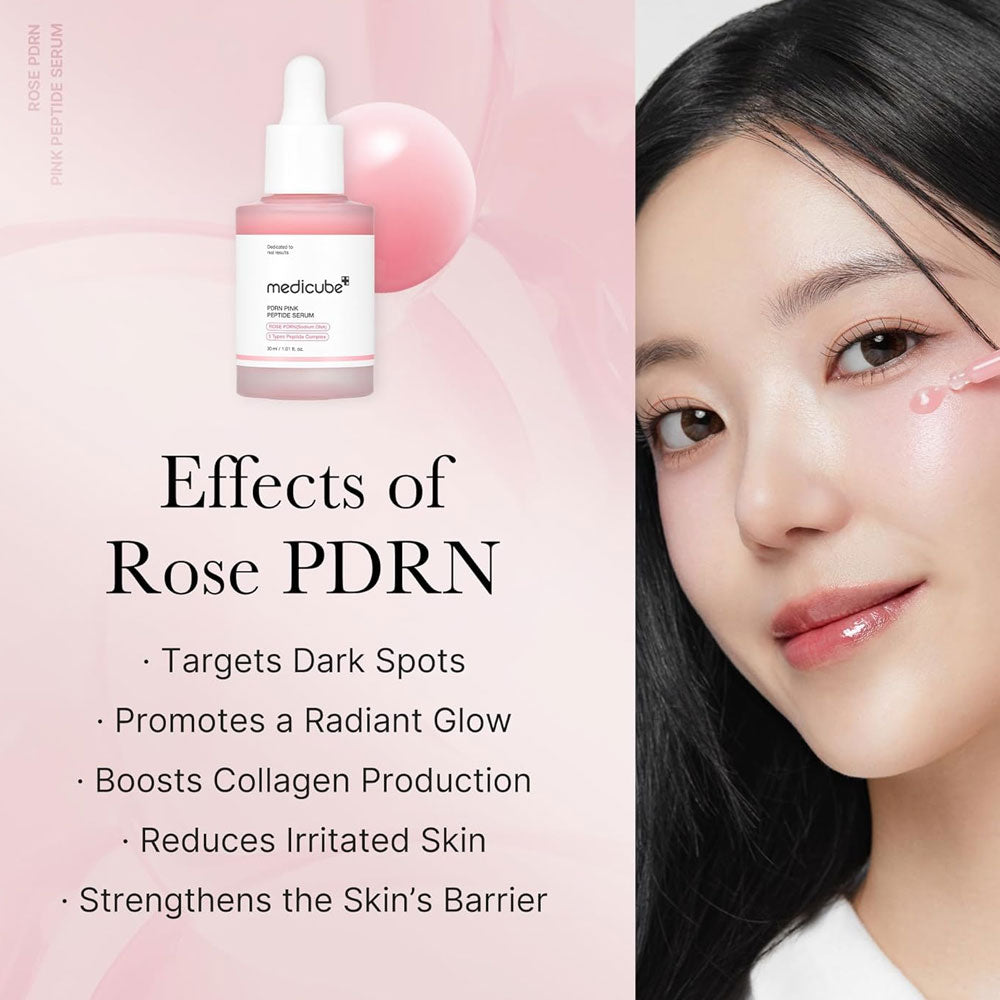 Medicube PDRN Pink Peptide Serum 30ml – GlowCare Pakistan