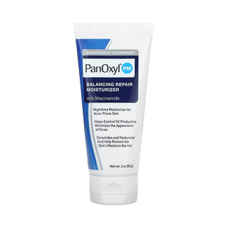 PanOxyl PM Balancing Repair Moisturizer with Niacinamide 85g for acne-prone skin