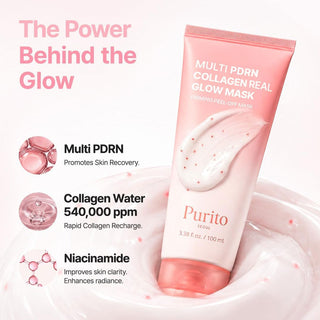 Purito SEOUL Multi PDRN Collagen Real Glow Mask 100ml