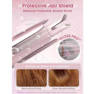 SHEGLAM HAIR Cupid's Charm One-Touch Instant Curler Pink
