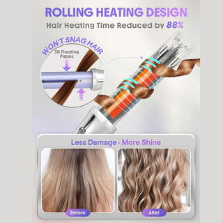 SHEGLAM HAIR One Touch Airflow Styler Pro-32mm Silver-Purple