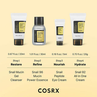 Cosrx All About Snail Trial Kit (4pcs)