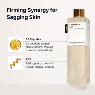 SUNGBOON EDITOR Silk Peptide EGF Intensive Smoothing Toner 300ml
