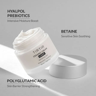 TIRTIR Ceramic Cream Light, 50ml - Lightweight Moisturizer