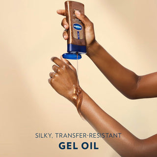 Vaseline Glazed and Glisten Golden Hour Body Glow Gel Oil 200ml