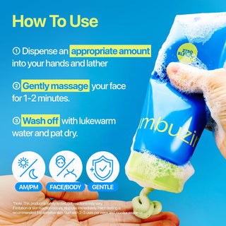 Numbuzin Zero Blemish Clarifying 2% Sulfur Cleansing Foam 150ml